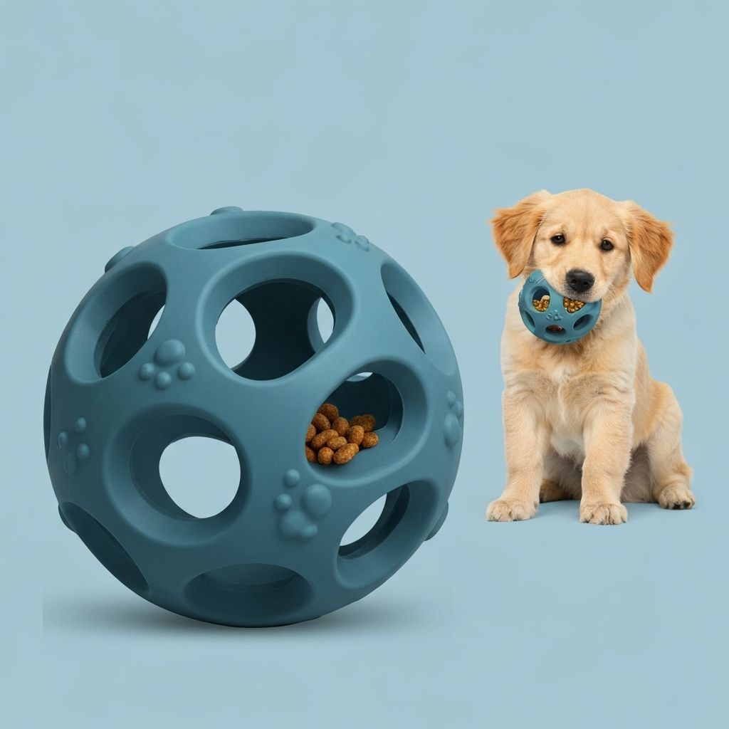Chew Ball with Treat Dispenser